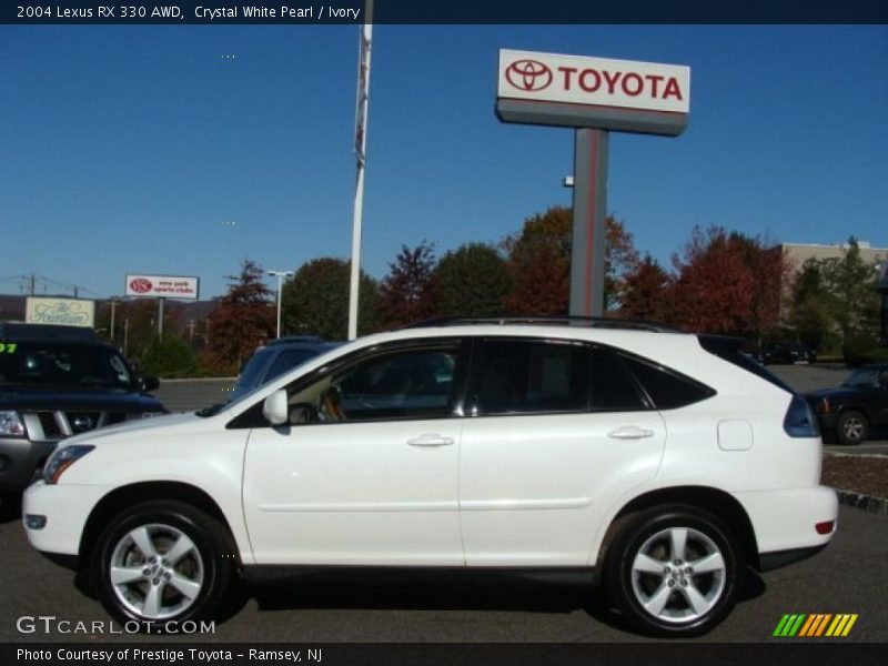 Crystal White Pearl / Ivory 2004 Lexus RX 330 AWD