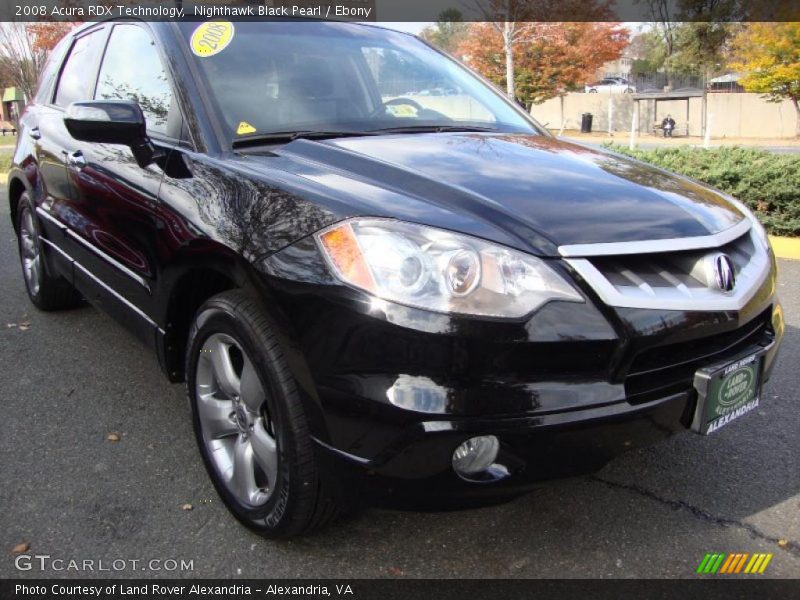 Nighthawk Black Pearl / Ebony 2008 Acura RDX Technology