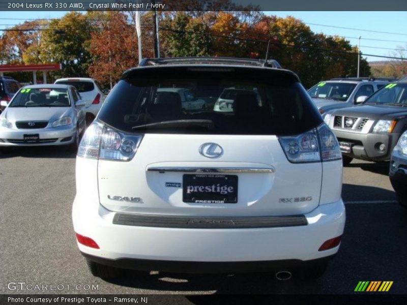 Crystal White Pearl / Ivory 2004 Lexus RX 330 AWD
