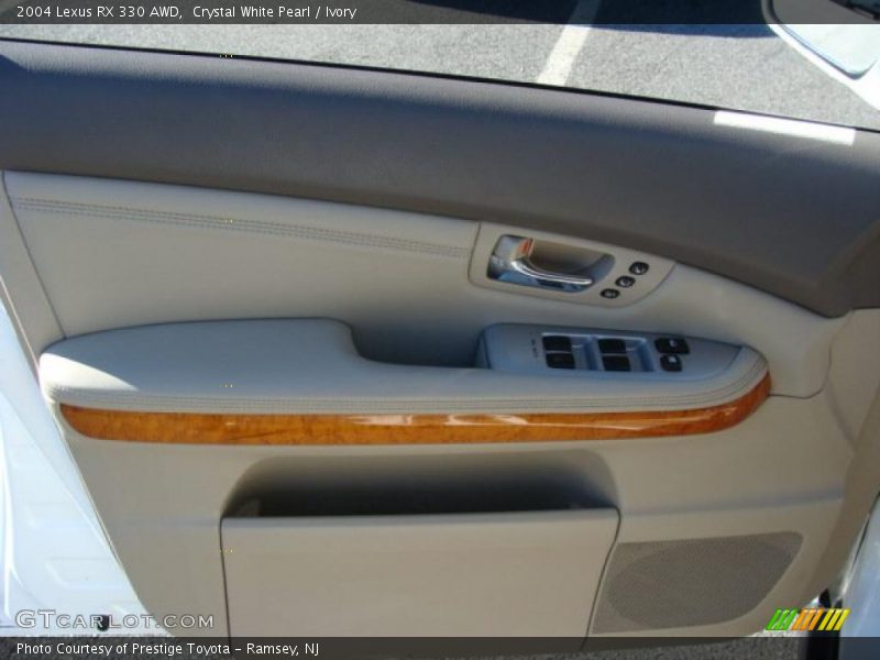 Crystal White Pearl / Ivory 2004 Lexus RX 330 AWD