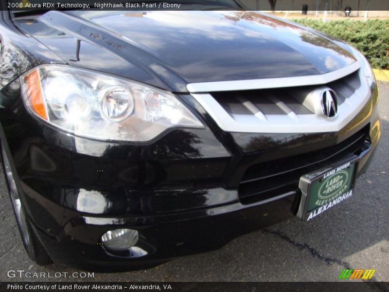 Nighthawk Black Pearl / Ebony 2008 Acura RDX Technology