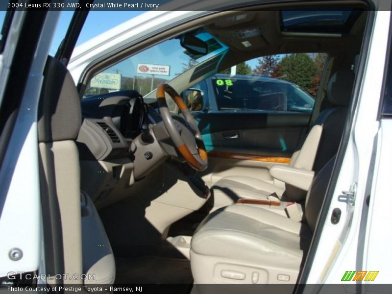 Crystal White Pearl / Ivory 2004 Lexus RX 330 AWD