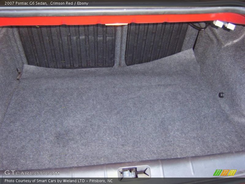 Crimson Red / Ebony 2007 Pontiac G6 Sedan