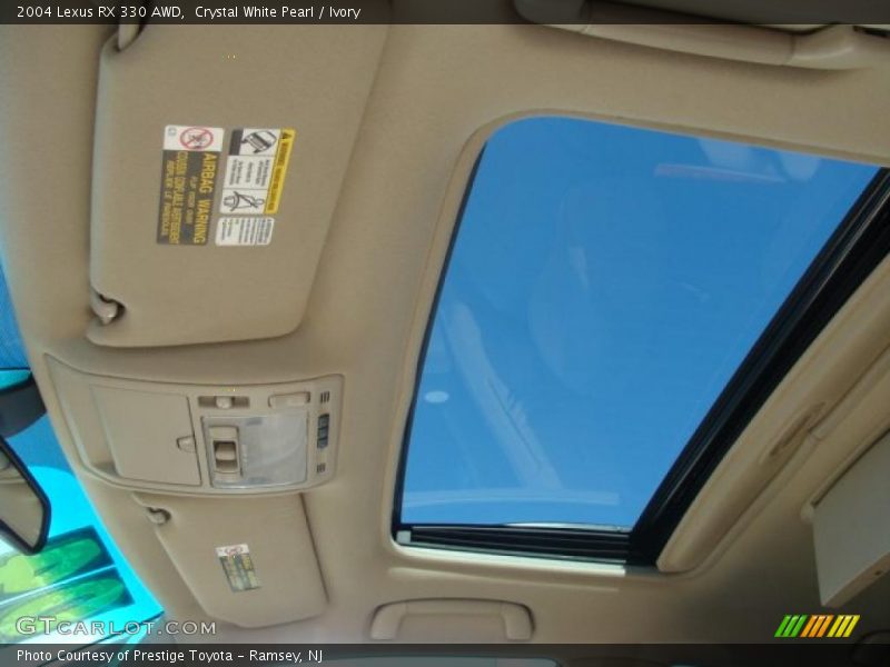 Crystal White Pearl / Ivory 2004 Lexus RX 330 AWD