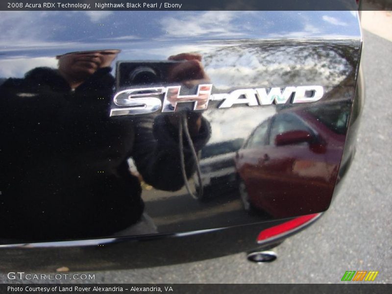 Nighthawk Black Pearl / Ebony 2008 Acura RDX Technology