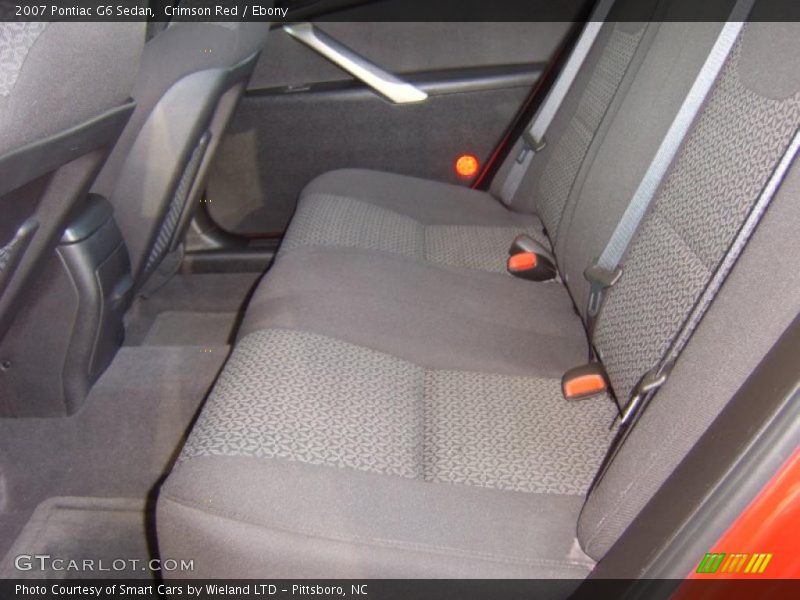 Crimson Red / Ebony 2007 Pontiac G6 Sedan