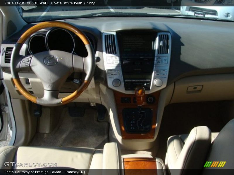 Crystal White Pearl / Ivory 2004 Lexus RX 330 AWD