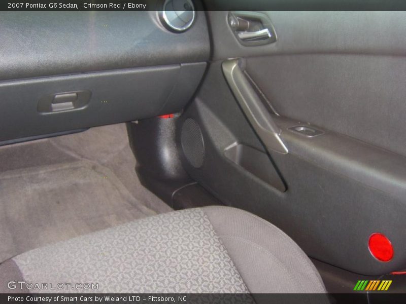 Crimson Red / Ebony 2007 Pontiac G6 Sedan