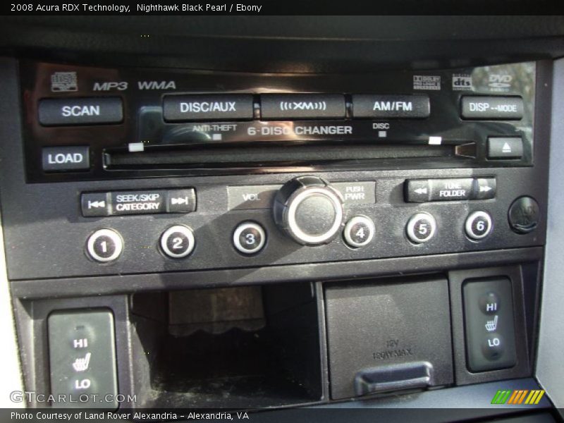 Nighthawk Black Pearl / Ebony 2008 Acura RDX Technology