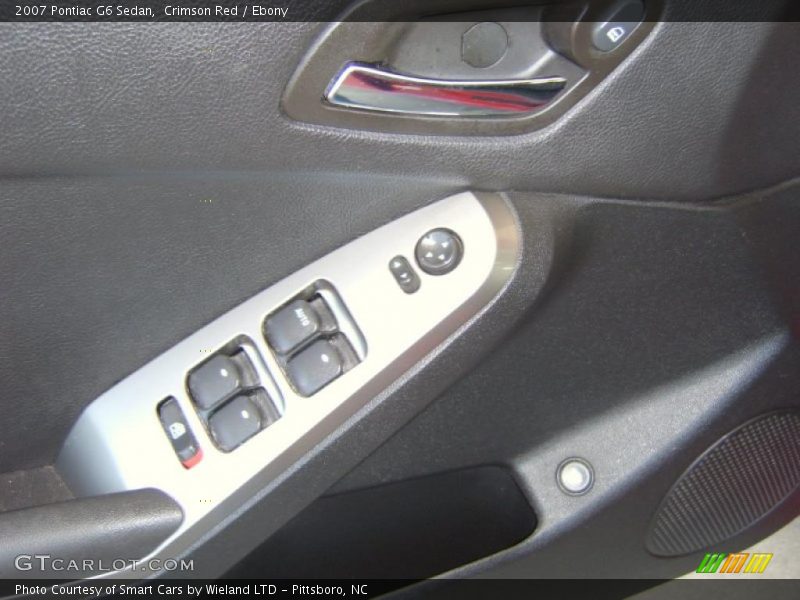 Crimson Red / Ebony 2007 Pontiac G6 Sedan