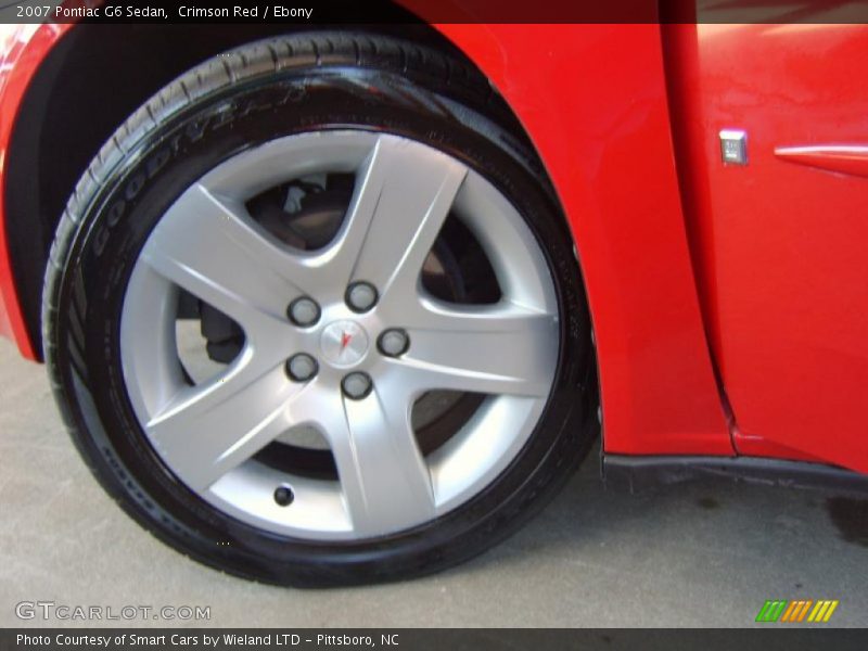Crimson Red / Ebony 2007 Pontiac G6 Sedan