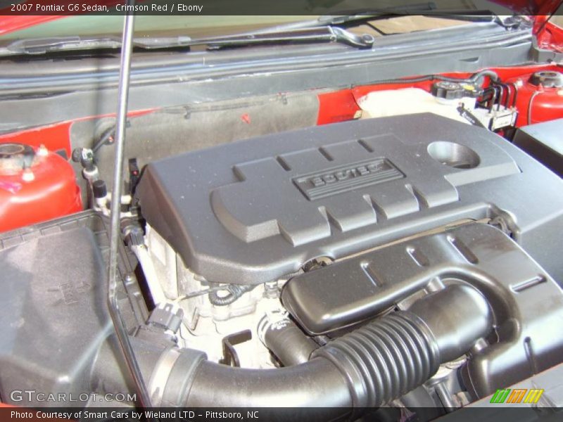 Crimson Red / Ebony 2007 Pontiac G6 Sedan