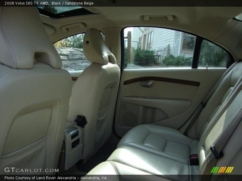 Black / Sandstone Beige 2008 Volvo S80 T6 AWD