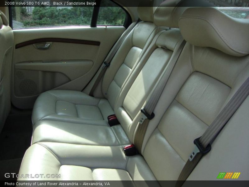 Black / Sandstone Beige 2008 Volvo S80 T6 AWD