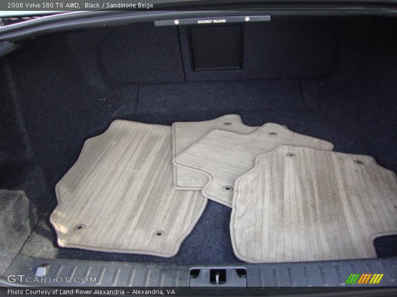 Black / Sandstone Beige 2008 Volvo S80 T6 AWD