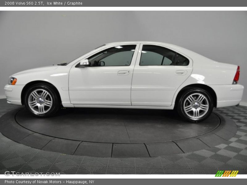 Ice White / Graphite 2008 Volvo S60 2.5T