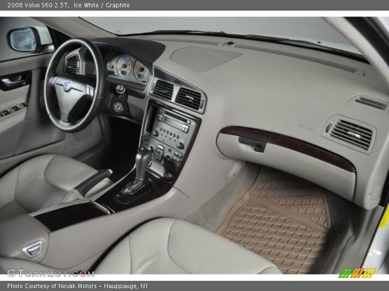 Ice White / Graphite 2008 Volvo S60 2.5T