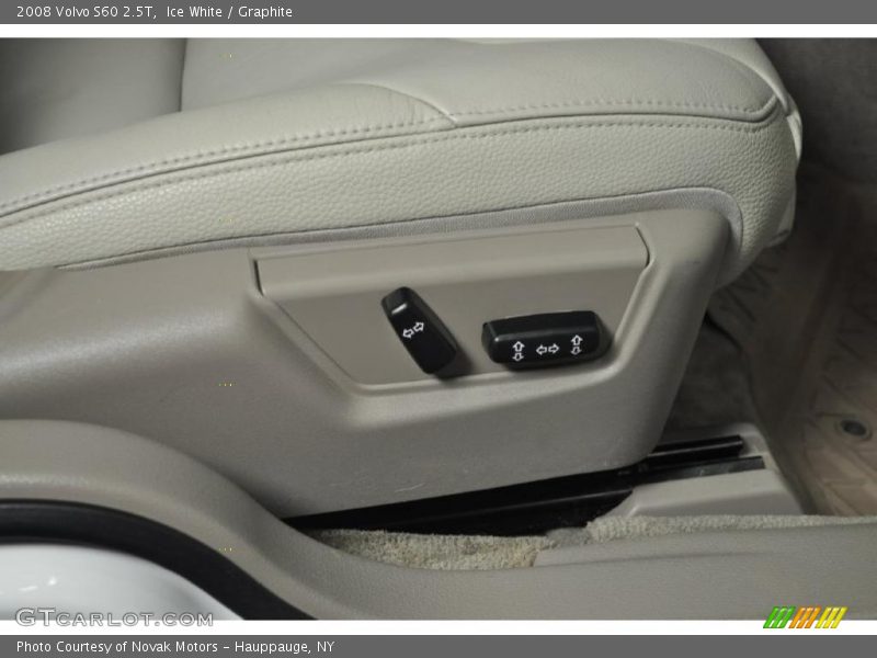 Ice White / Graphite 2008 Volvo S60 2.5T