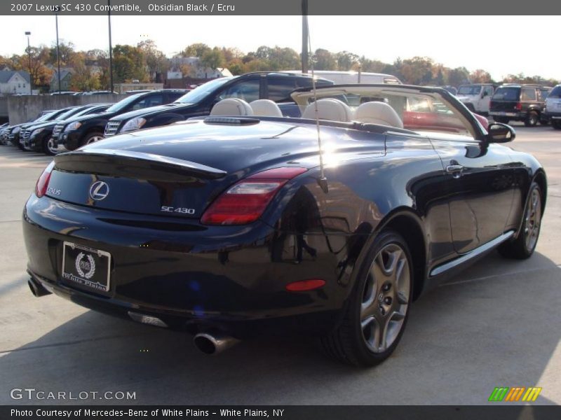 Obsidian Black / Ecru 2007 Lexus SC 430 Convertible