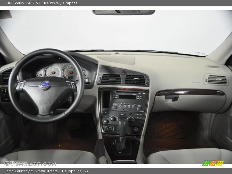 Ice White / Graphite 2008 Volvo S60 2.5T