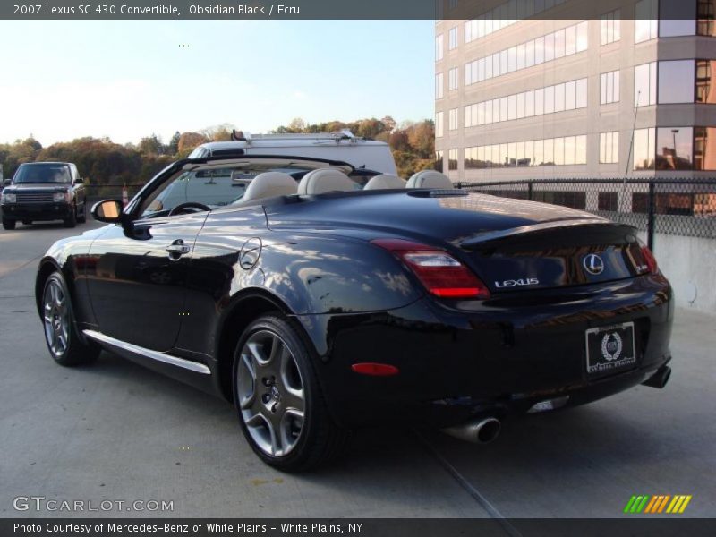  2007 SC 430 Convertible Obsidian Black