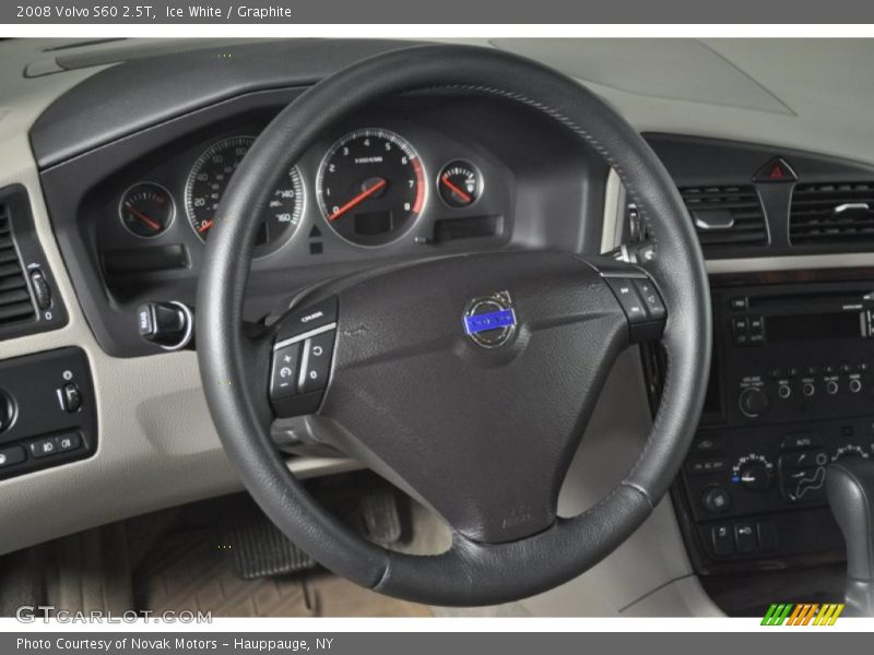 Ice White / Graphite 2008 Volvo S60 2.5T