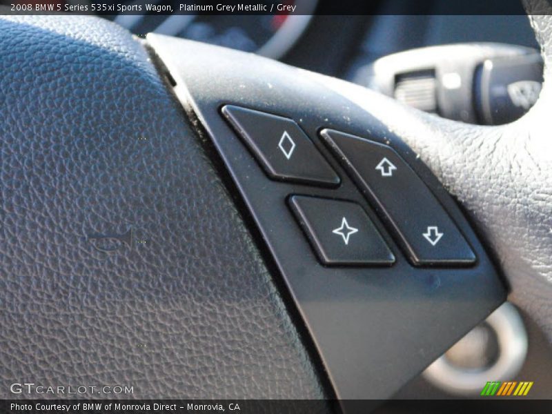 Platinum Grey Metallic / Grey 2008 BMW 5 Series 535xi Sports Wagon