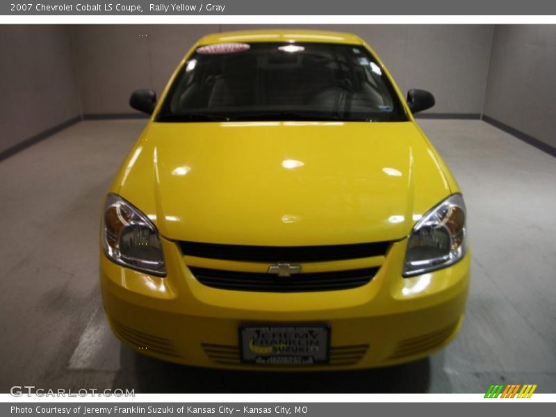 Rally Yellow / Gray 2007 Chevrolet Cobalt LS Coupe
