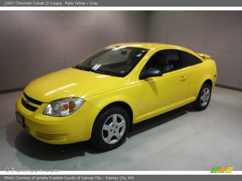 Rally Yellow / Gray 2007 Chevrolet Cobalt LS Coupe