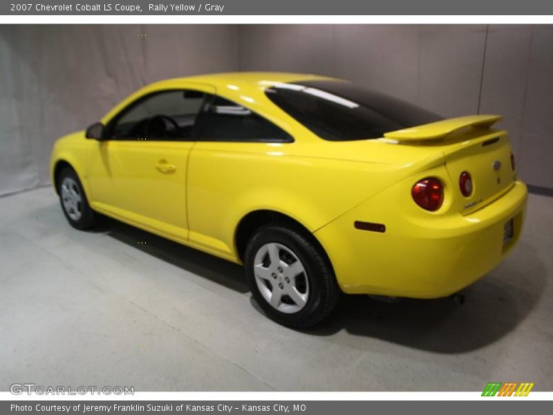 Rally Yellow / Gray 2007 Chevrolet Cobalt LS Coupe