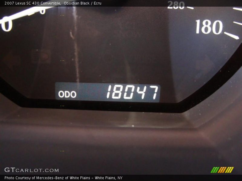 Obsidian Black / Ecru 2007 Lexus SC 430 Convertible