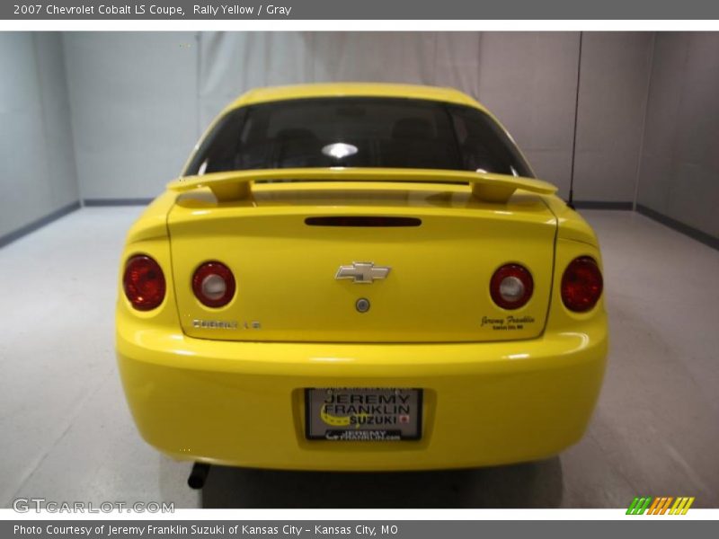 Rally Yellow / Gray 2007 Chevrolet Cobalt LS Coupe