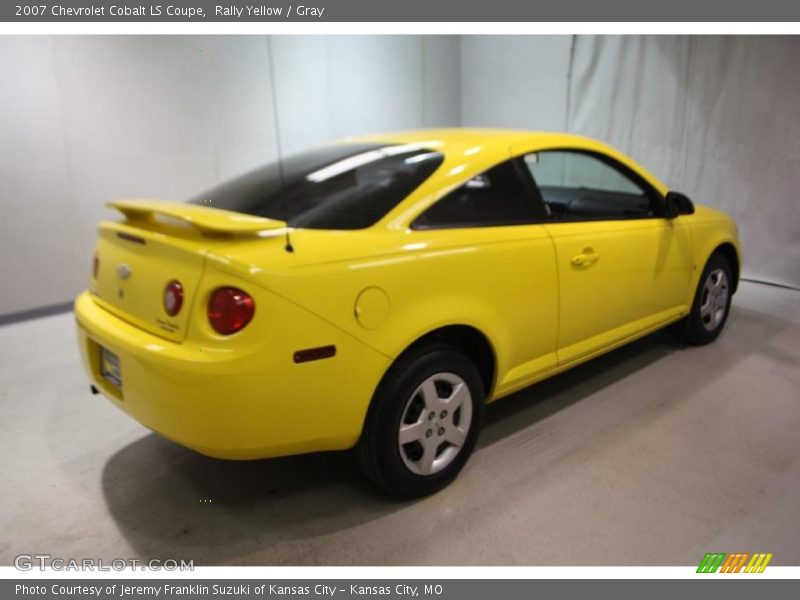 Rally Yellow / Gray 2007 Chevrolet Cobalt LS Coupe