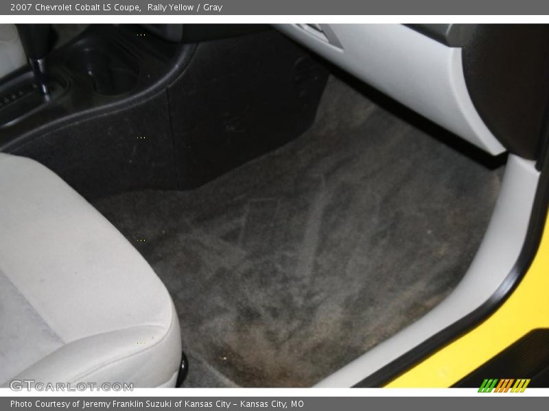 Rally Yellow / Gray 2007 Chevrolet Cobalt LS Coupe