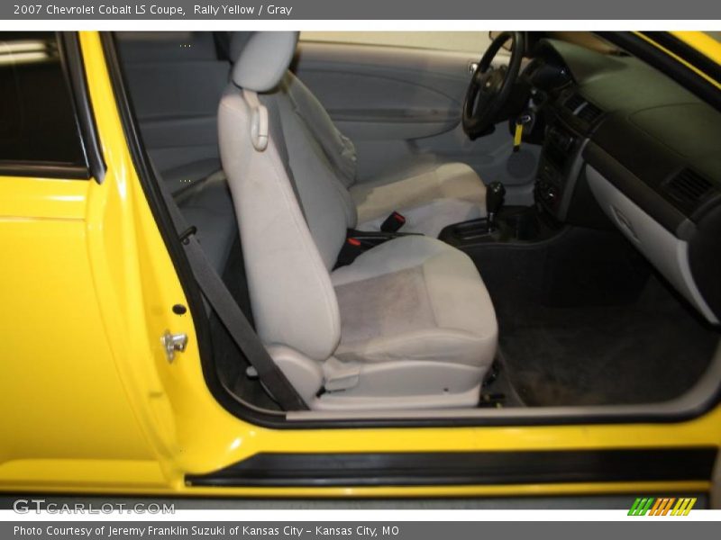 Rally Yellow / Gray 2007 Chevrolet Cobalt LS Coupe