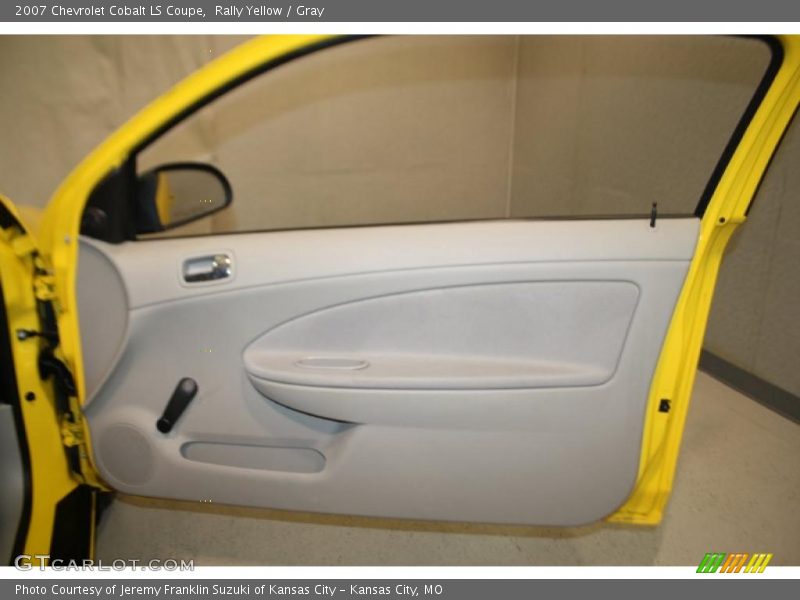 Rally Yellow / Gray 2007 Chevrolet Cobalt LS Coupe