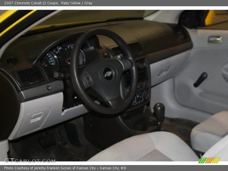 Rally Yellow / Gray 2007 Chevrolet Cobalt LS Coupe