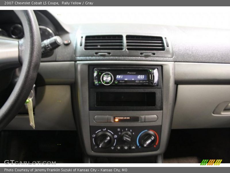 Rally Yellow / Gray 2007 Chevrolet Cobalt LS Coupe