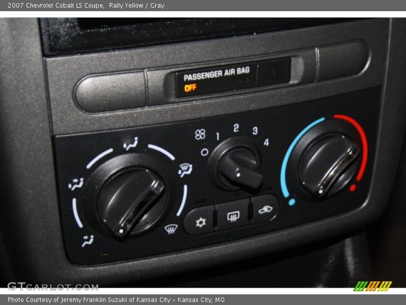 Rally Yellow / Gray 2007 Chevrolet Cobalt LS Coupe
