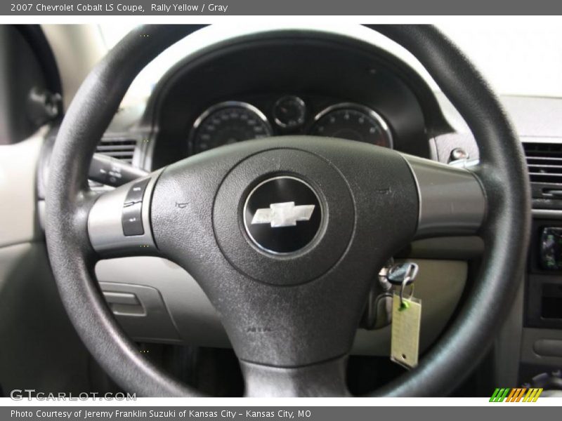 Rally Yellow / Gray 2007 Chevrolet Cobalt LS Coupe