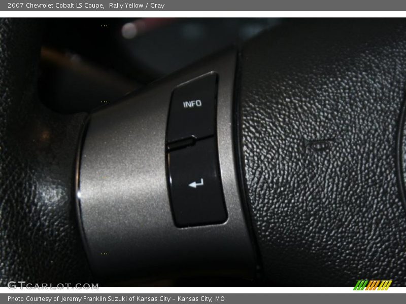 Rally Yellow / Gray 2007 Chevrolet Cobalt LS Coupe