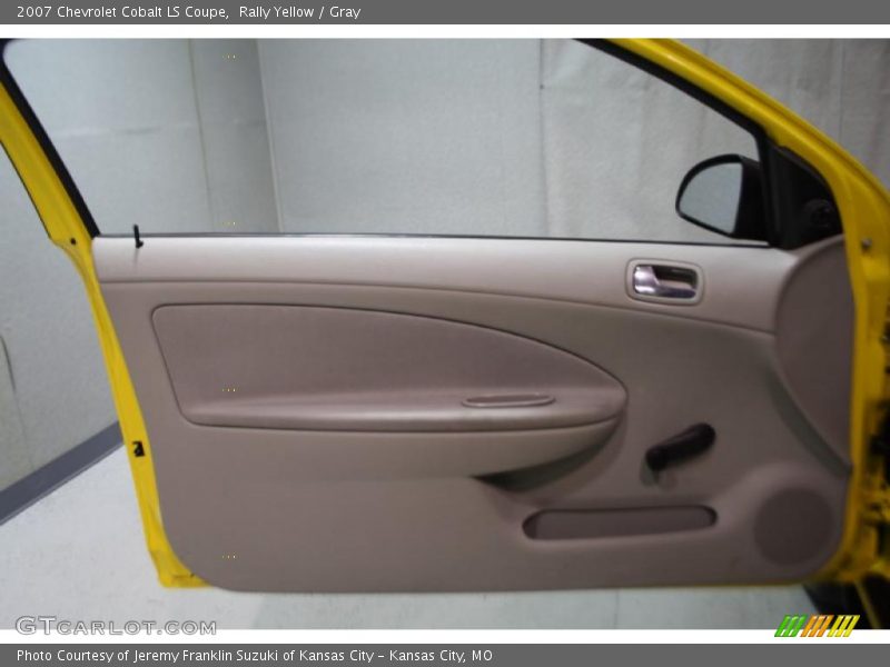Rally Yellow / Gray 2007 Chevrolet Cobalt LS Coupe