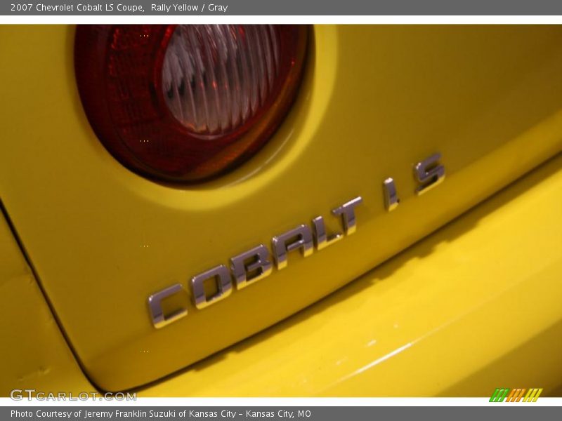 Rally Yellow / Gray 2007 Chevrolet Cobalt LS Coupe