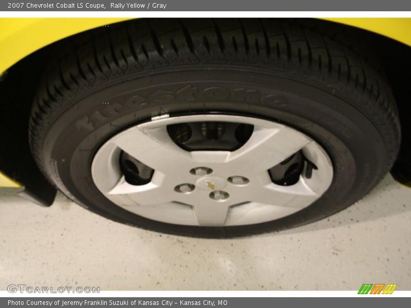 Rally Yellow / Gray 2007 Chevrolet Cobalt LS Coupe