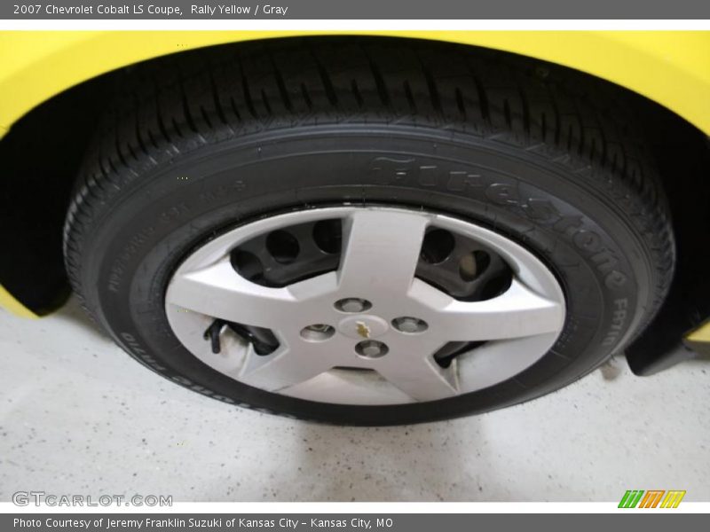Rally Yellow / Gray 2007 Chevrolet Cobalt LS Coupe