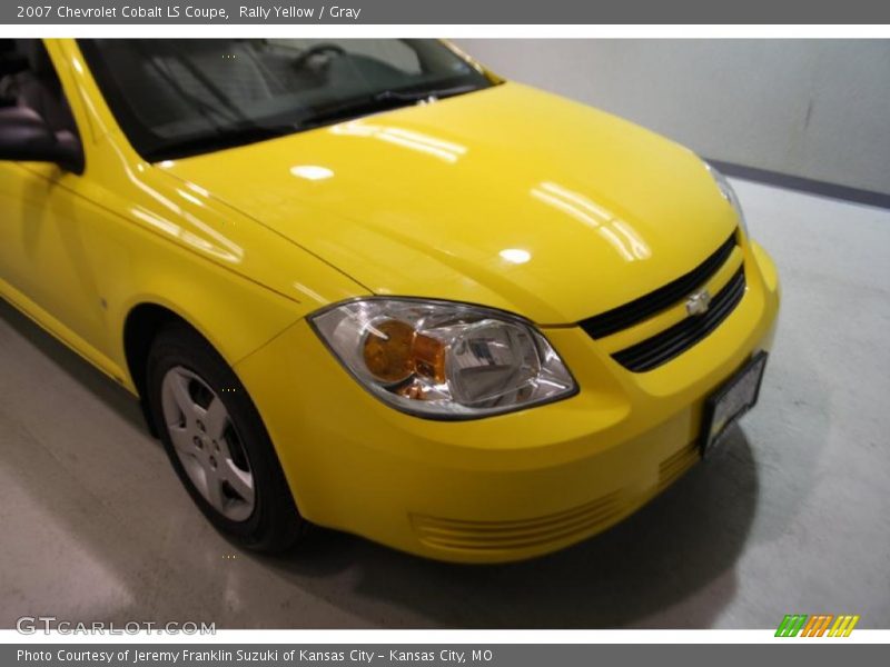 Rally Yellow / Gray 2007 Chevrolet Cobalt LS Coupe
