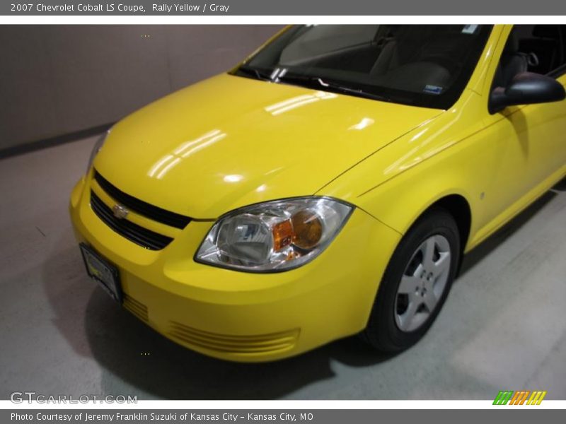 Rally Yellow / Gray 2007 Chevrolet Cobalt LS Coupe