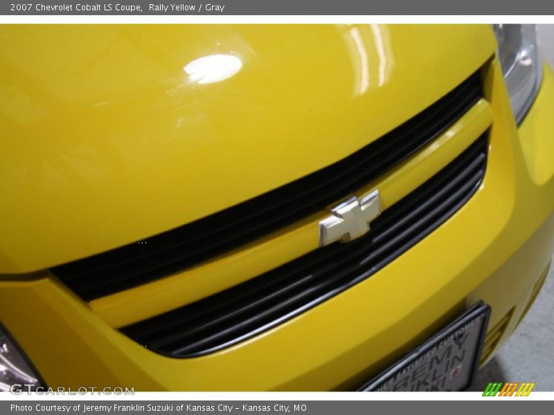 Rally Yellow / Gray 2007 Chevrolet Cobalt LS Coupe