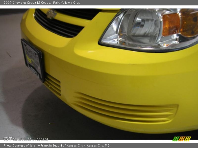 Rally Yellow / Gray 2007 Chevrolet Cobalt LS Coupe
