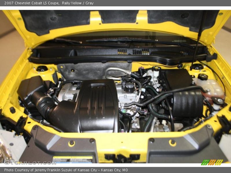 Rally Yellow / Gray 2007 Chevrolet Cobalt LS Coupe
